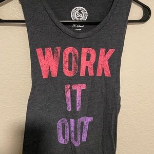 Work it out tank